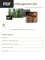 Forestry and Timberland Investments 2011: 1 ©greenwood Management Aps: Omøgade 8, Copenhagen, Denmark - CVR Registration