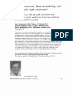 Electric Currents, Bone Remodeling, and Orthodontic Tooth Movement