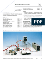 LEP 4.1.07 Semiconductor Thermogenerator: Related Topics