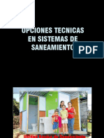 Opciones Tecnicas en Sistemas de Saneamiento