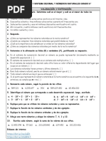 Actividades Guías 1 y 2 Matemáticas 6°