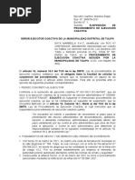 S14 - Escrito de Suspensión de Ejecución Coactiva