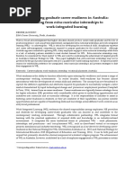 Developing Graduate Career Readiness in Australia: Shifting From Extra-Curricular Internships To Work-Integrated Learning