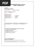 COMPUTER SKILLS Book 1-Answer Key Chapter 1 - Machines We Use