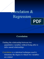 Correlation & Regression