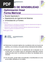 Clases N°6 ANALISIS DE SENSIBILIDAD MATRICIAL