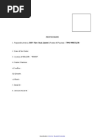 Empanelment Document Format