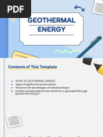 Geothermal Energy