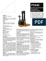 Power Drive Straddle Trucks: Capacity Battery