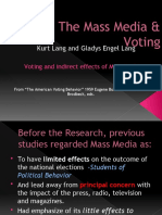 The Mass Media & Voting