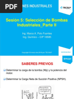 Sesion 5 - Selección de Bombas - Parte Ii