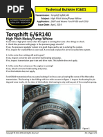 Torqshift 6/6R140: Technical Bulletin #1601