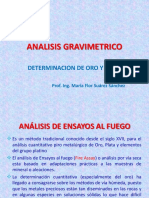 Analisis Gravimetrico: Determinacion de Oro Y Plata