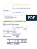 Calculo de Burden y Espaciamiento