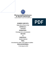 La Comunicación Verbal - Cómo Hablar en Público