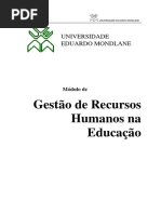 Módulo de Gest. de Rec. Humanos Na Educação