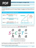 Razones Trigonométricas de Triángulos Rectángulos