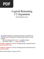 Logical Reasoning - Argument