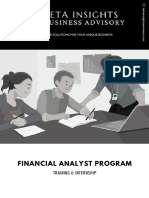 Financial Analyst Program: Training & Internship