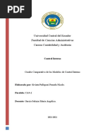 Cuadro Comparativo de Los Modelos de Control Interno