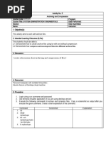 Activity 5 Archiving and Compression