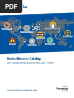 Draka Elevator Catalog: 2020 - 2021 Edition For Europe / Middle East / Africa