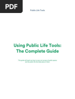 Using Public Life Tools: The Complete Guide