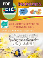 Slides - Função Dos Pronomes No Texto