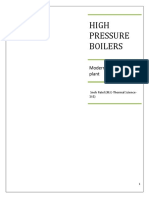 High Pressure Boilers: Modern Steam Power Plant