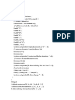 Linked Lists Program