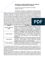 Características Generales de La Fuente Alimenticia de Los Camelidos Domesticos