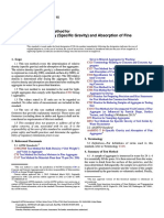 ASTM C128 - 15 Standard Test Method For Relative Density (Specific Gravity) and Absorption of Fine Aggregate