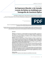 Avaliação Da Espessura Macular e Da Camada Das Fibras Nervosas Da Retina Na Ambliopia Por Tomografia de Coerência Óptica