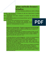 Segundo Plan Método Lesmes de Autodictados