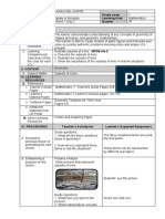 Division School Grade Level Teacher Learning Area Time & Dates Quarter I. Objectives