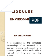 MODULE 5 Environment