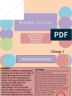 Weather Factors: Group 1 Science