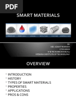 Smart Materials: BY Md. Azmat Rahman 1735140020 Iv B.Tech (Mechanical) Krishna Institute of Technology