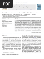 Materials Chemistry and Physics: Electrical and Spectroscopic Properties of Lif-Bi O - P O:Tio Glass System