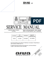 Aiwa XH N5 Service Manual