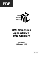 UML Semantics Appendix M1-UML Glossary: 13 January 1997