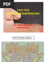 Titik Titik Akupuntur/Akupressure: Apt. Dessy Abdullah, Ssi, Mbiomed