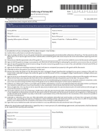 Application and Indemnity For Endorsing of Airway Bill: 1) Original AWB 2) Copy of Commercial Invoice