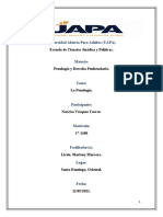 Tarea 1 de Penologia Y o Derecho Penitenciario