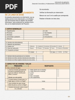 Instrumento Línea Base - Desarrollo Comunitario y Fortalecimiento Institucional