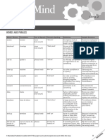 MasterMind 2 Unit 3 Wordlist - Spanish