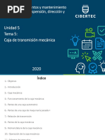 5 . - PPT Sesión 05 2020 Caja Mecánica para Maquinaria Pesada