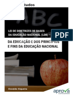 LDB Da Educacao e Dos Principios e Fins Da Educacao