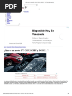 ¿Que Es Un Motor SV, OHV, SOHC y DOHC