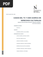 Casos Del TC y Cidh Acerca de Derechos Culturales